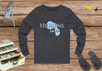 Higgins Lake Unisex Cotton Jersey Long Sleeve Tee - Michigan Lake