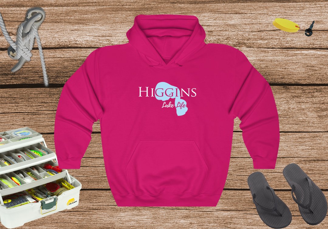 Higgins Lake Hoodie Sweatshirt - Michigan Lake