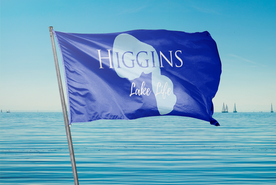 Higgins Lake Life Flag - Durable and Vibrant Lake Life Flag - Michigan Lake