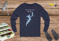 Hopatcong Lake Life Unisex Cotton Jersey Long Sleeve Tee - New Jersey Lake