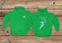 Hopatcong Lake Life Hoodie - BACK PRINTED - Sweatshirt - New Jersey Lake