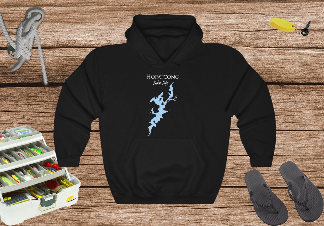 Hopatcong Lake Life Hoodie Sweatshirt - New Jersey Lake