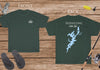 Hopatcong Lake Life - Cotton Short Sleeved - FRONT & BACK PRINTED - Short Sleeved Cotton Tee -  New Jersey Lake
