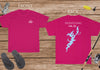 Hopatcong Lake Life - Cotton Short Sleeved - FRONT & BACK PRINTED - Short Sleeved Cotton Tee -  New Jersey Lake