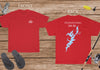 Hopatcong Lake Life - Cotton Short Sleeved - FRONT & BACK PRINTED - Short Sleeved Cotton Tee -  New Jersey Lake