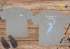 Hopatcong Lake Life - Cotton Short Sleeved - FRONT & BACK PRINTED - Short Sleeved Cotton Tee -  New Jersey Lake