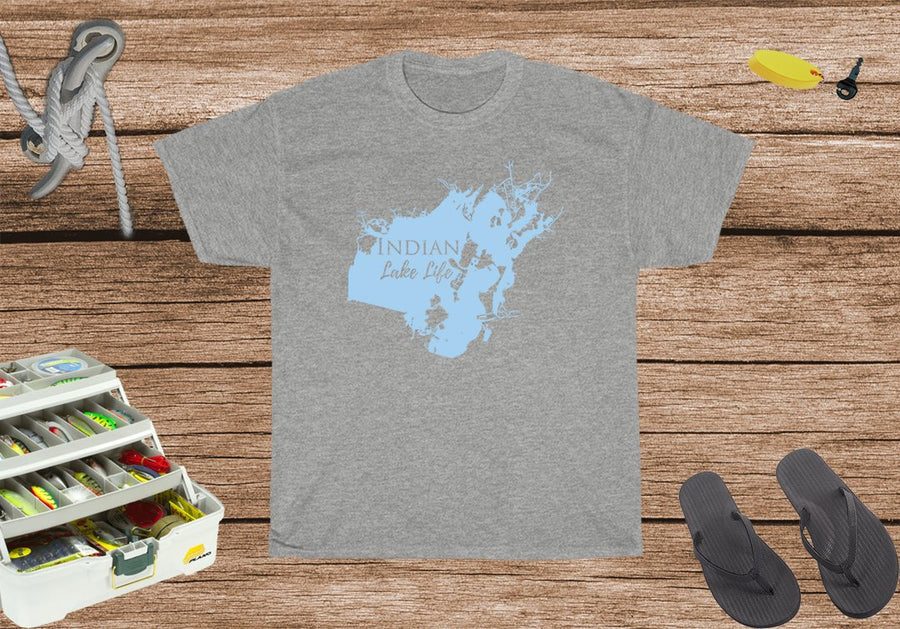 Indian Lake Life Heavy Cotton Tee - Ohio Lake