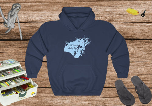 Indian Lake Life Hoodie Sweatshirt - Ohio Lake