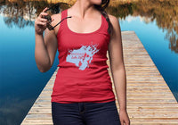 Indian Lake Life - Women's Ideal Racerback Tank - Ohio Lake
