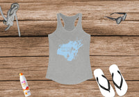 Indian Lake Life - Women's Ideal Racerback Tank - Ohio Lake