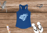 Indian Lake Life - Women's Ideal Racerback Tank - Ohio Lake