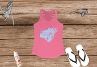 Indian Lake Life - Women's Ideal Racerback Tank - Ohio Lake