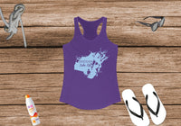 Indian Lake Life - Women's Ideal Racerback Tank - Ohio Lake