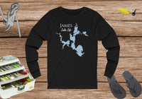 James Lake Life - Front Print - Unisex Jersey Long Sleeve Tee - Indiana Lake