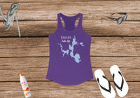 Lake James Women's Ideal Racerback Tank - Indiana Lake
