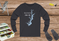 Keowee Cotton Long Sleeve Shirt - Unisex Jersey Long Sleeve Tee - South Carolina Lake