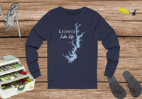 Keowee Cotton Long Sleeve Shirt - Unisex Jersey Long Sleeve Tee - South Carolina Lake