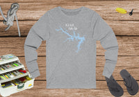 Kerr Lake Life Unisex Cotton Jersey Long Sleeve Tee - Virginia North Carolina Lake