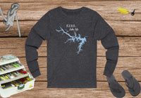 Kerr Lake Life Unisex Cotton Jersey Long Sleeve Tee - Virginia North Carolina Lake