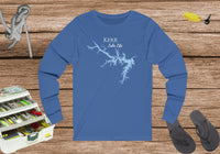 Kerr Lake Life Unisex Cotton Jersey Long Sleeve Tee - Virginia North Carolina Lake