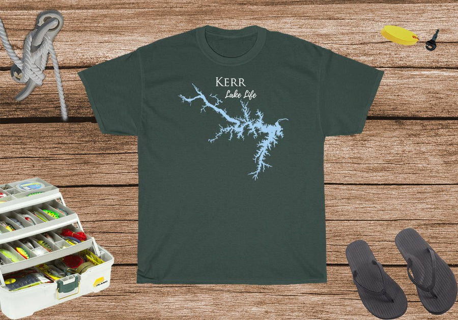 Kerr Lake Life Heavy Cotton Tee - North Carolina Lake