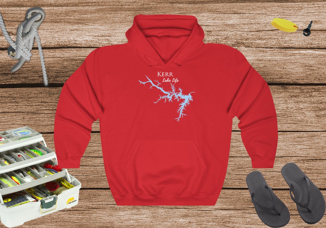 Kerr Lake Life Hoodie Sweatshirt - Buggs Island - North Carolina Lake