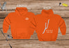 Keuka Lake Life Map Hoodie - Front & Back Printed - High Quality Lake Life Hooded Sweatshirt - Heavy Hooded Sweatshirt - New York lake