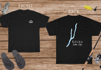 Keuka Lake Life - Cotton Short Sleeved - FRONT & BACK PRINTED - Short Sleeved Cotton Tee - New York Lake
