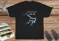Keystone Lake Life Heavy Cotton Tee - Oklahoma Lake