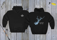 Lanier Lake Life Hoodie - BACK PRINTED - Sweatshirt - Georgia Lake