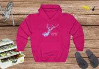 Lake Lanier Hoodie Sweatshirt - Lanier Lake Life - Comfortable Heavy Cotton - Georgia Lake