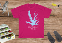 Lewisville Lake Life Heavy Cotton Tee - Lake Lewisville - Texas Lake