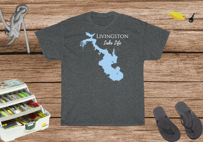 Livingston Lake Life Heavy Cotton Tee - Texas Lake