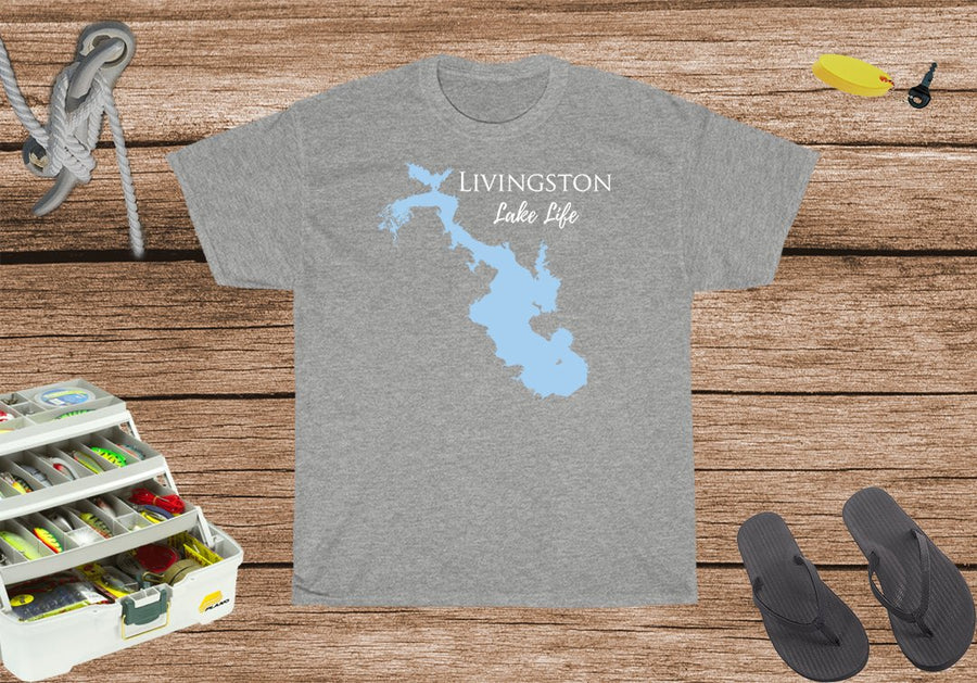 Livingston Lake Life Heavy Cotton Tee - Texas Lake