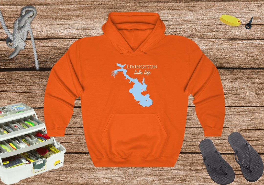 Livingston Lake Life Hoodie Sweatshirt - Texas Lake