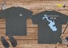 Load image into Gallery viewer, Livingston Lake Life - Cotton Short Sleeved - FRONT &amp; BACK PRINTED - Short Sleeved Cotton Tee -  Texas Lake