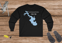 Livingston - Cotton Long Sleeve Shirt -Ultra Cotton Long Sleeve Tee - Texas Lake