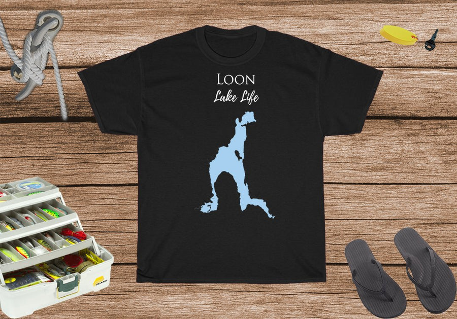 Loon Lake Life Heavy Cotton Tee - New York Lake