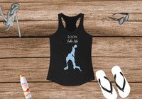 Loon Lake Life Women's Ideal Racerback Tank - New York Lake