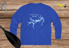 Mark Twain Lake Life Dri-fit Boating Shirt - Breathable Material- Men's Long Sleeve Moisture Wicking Tee - Missouri Lake