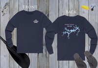 Mark Twain Lake Life Unisex Cotton Jersey Long Sleeve Tee - Back Printed - Missouri Lake