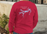 Mark Twain Lake Life Unisex Cotton Jersey Long Sleeve Tee - Back Printed - Missouri Lake