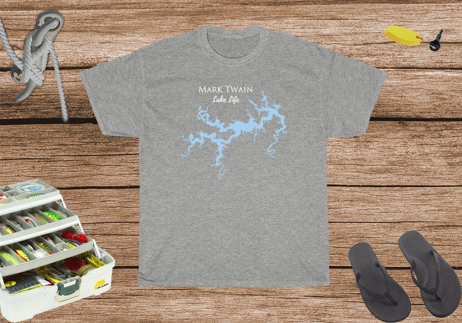 Mark Twain Lake Life Heavy Cotton Tee - Missouri Lake