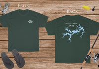 Mark Twain Lake Life - Cotton Short Sleeved - FRONT & BACK PRINTED - Short Sleeved Cotton Tee - Missouri Lake