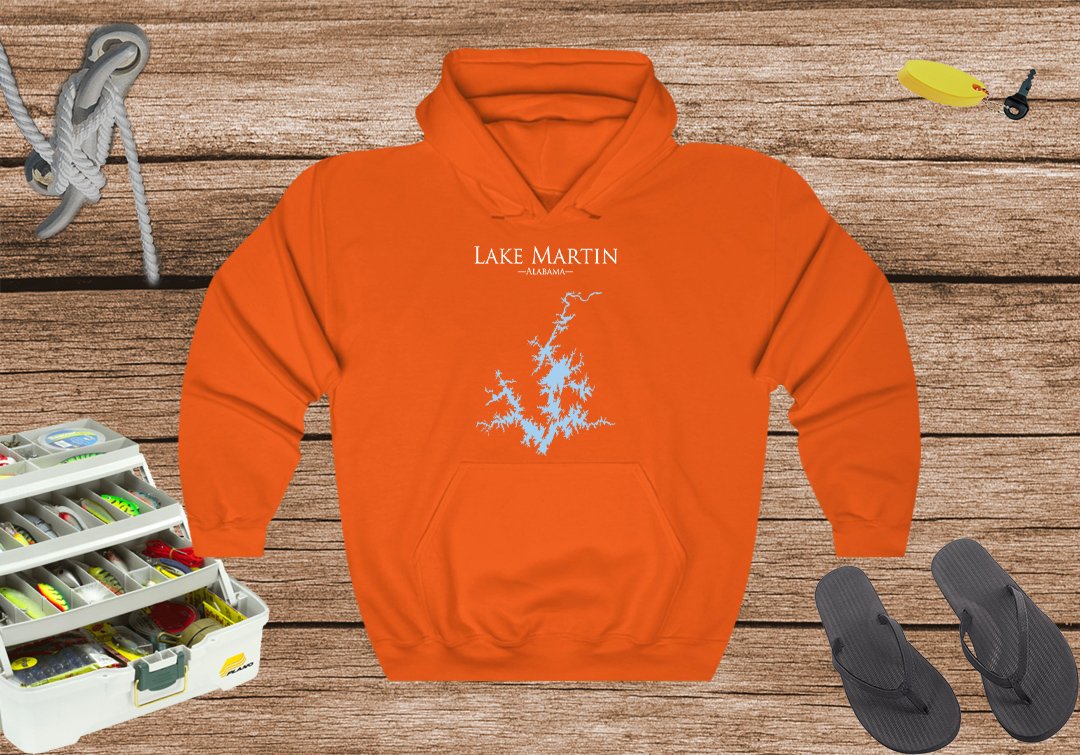 Lake Martin Alabama Hoodie Sweatshirt - Alabama Lake