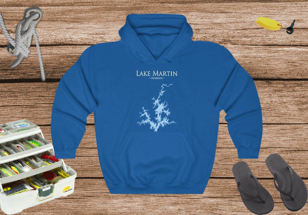 Lake Martin Alabama Hoodie Sweatshirt - Alabama Lake