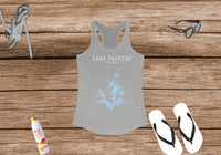 Lake Martin Alabama - Women's Ideal Racerback Tank - Alabama Lake