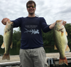 Lake Murray Dri-fit Boating Shirt - Breathable Material- Men's Long Sleeve Moisture Wicking Tee - South Carolina Lake