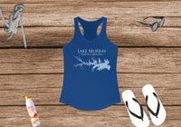 Lake Murray Women's Ideal Racerback Tank - South Carolina Lake