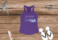 Lake Murray Women's Ideal Racerback Tank - South Carolina Lake